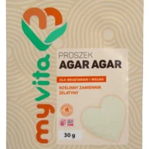 Agar pulver 30 g naturlig förtjockningsmedel MYVITA