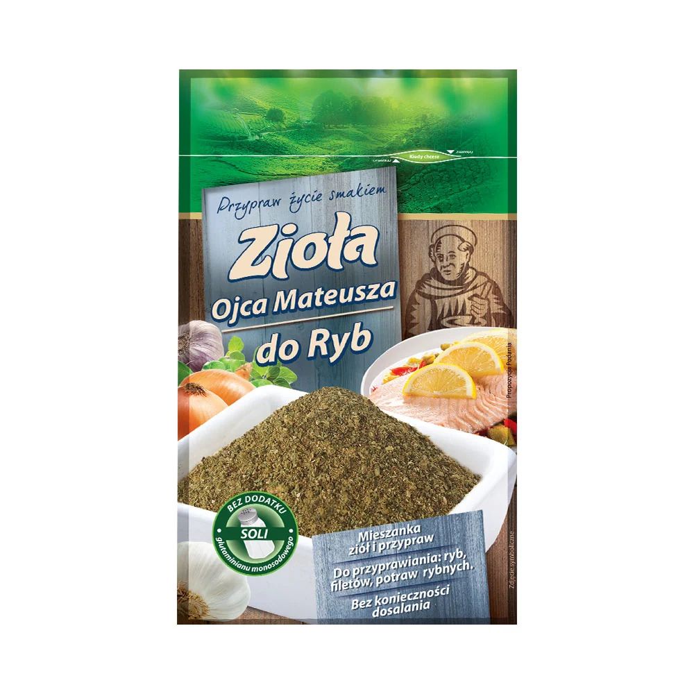 Herbes du Père Matthieu för att krydda fisk 20 g - DENNA SMAK