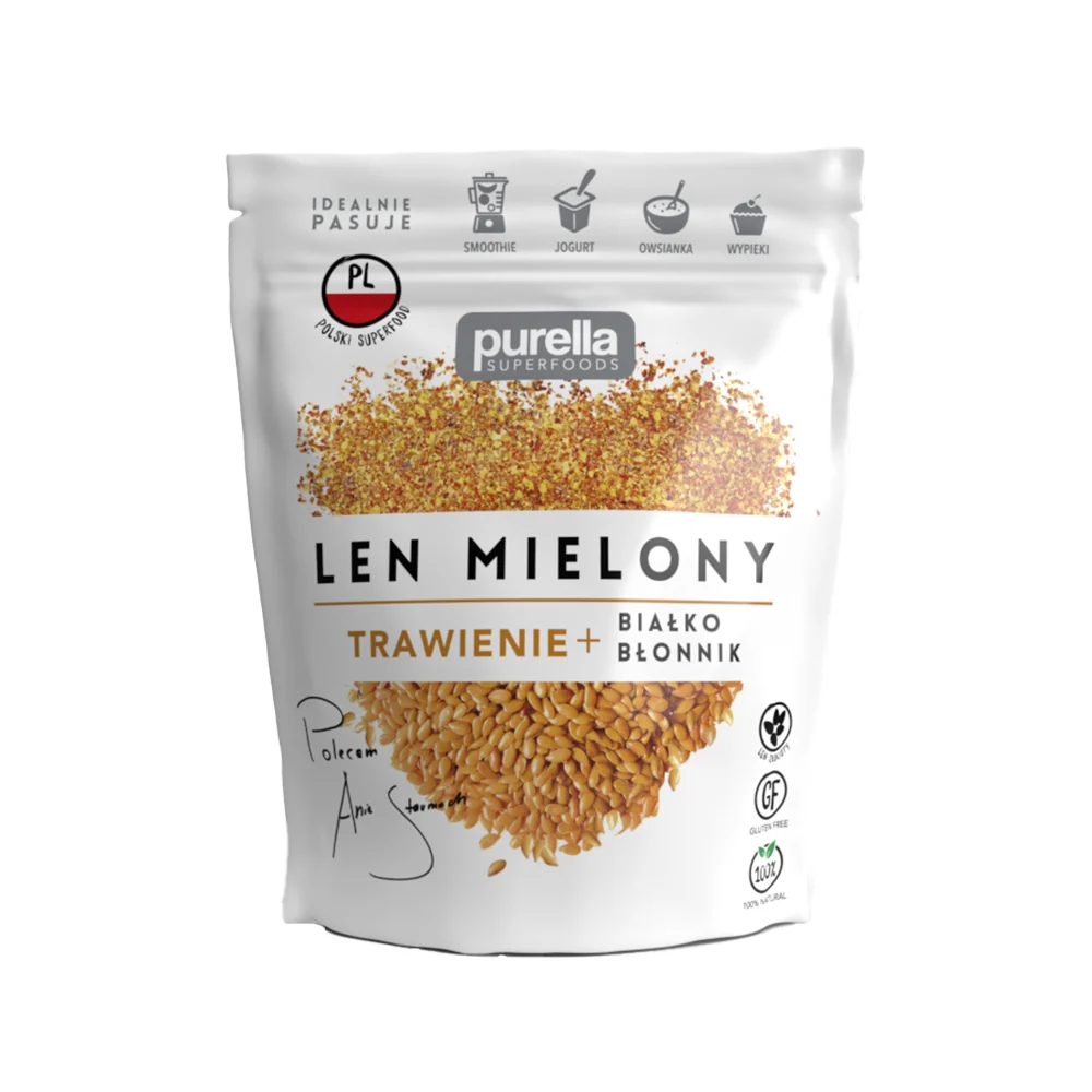 Malenad linfrö, skummjölk 180 g