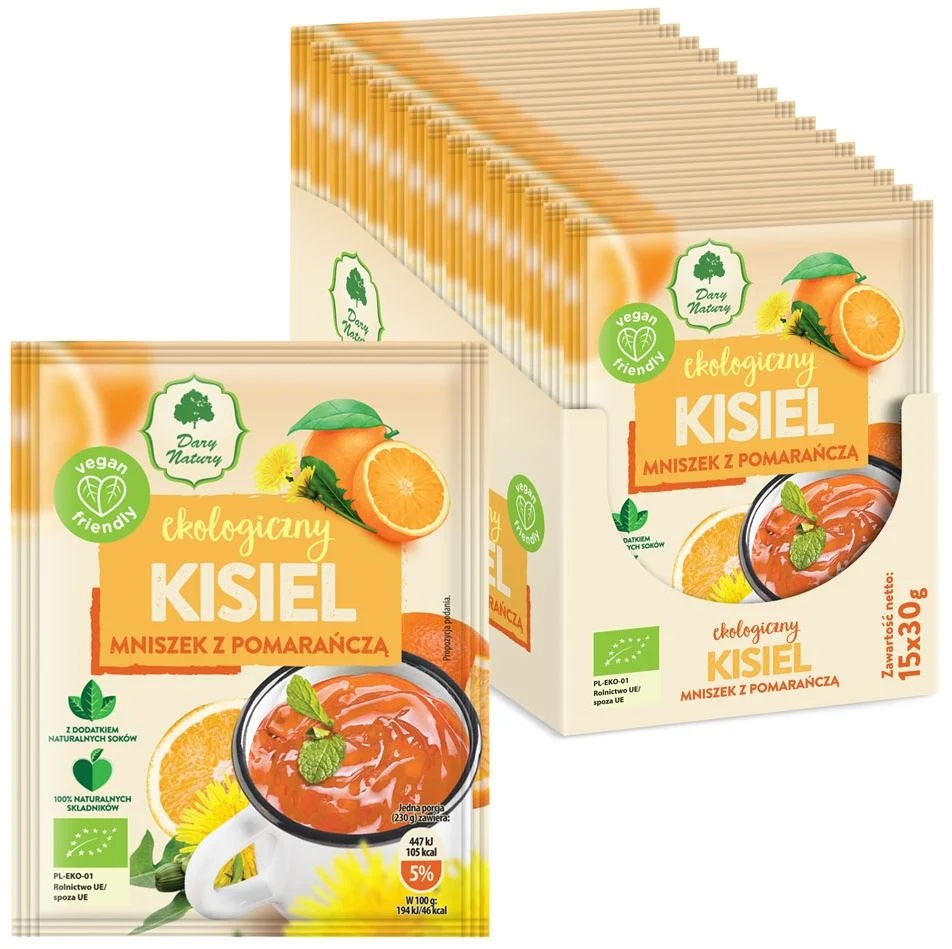 Ekologisk glutenfri quinoa med apelsin 30 g - DARY NATURY