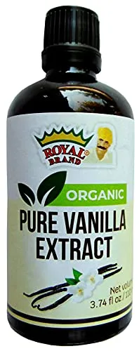 Ekologisk vaniljextrakt utan gluten och socker 110 ml - ROYAL BRAND