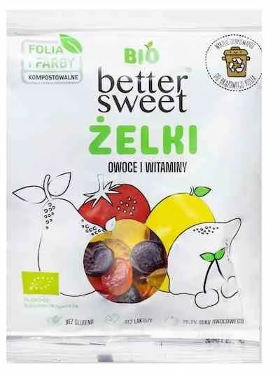 Bästa söta frukter och vitaminer BIO 80 g