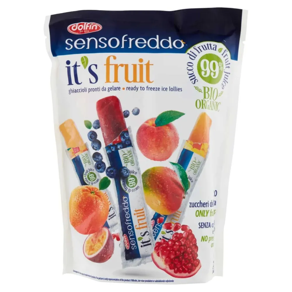 EKOLOGISK FRUKTGLASS (10 x 40 ml) 400 ml - SENSOFREDDO