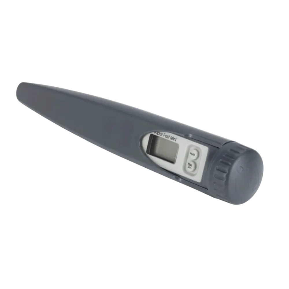 Mini Ultra-snabb termometer med max / min-funktioner och stöd