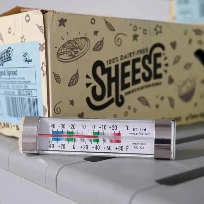 Termometer för transparent ABS -kylskåp och frys