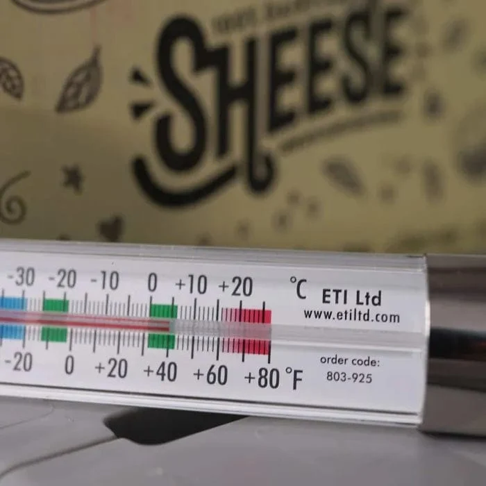 Termometer för transparent ABS -kylskåp och frys