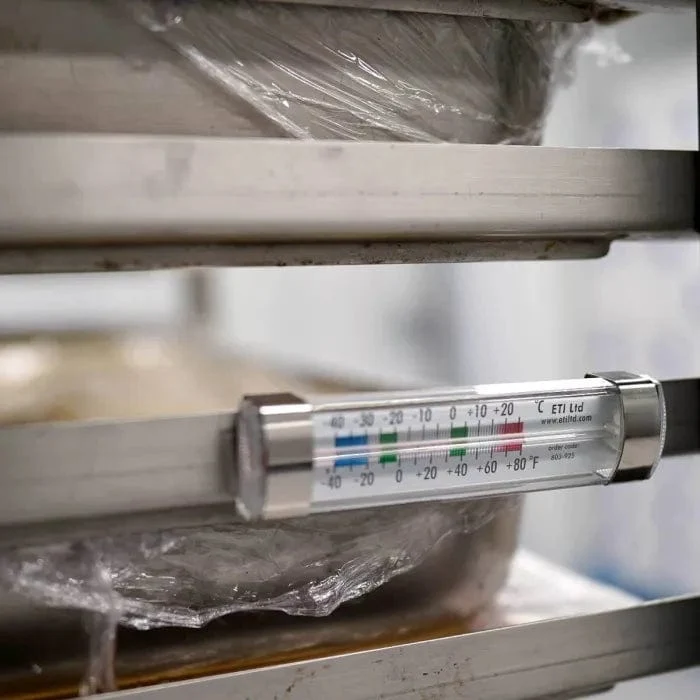 Termometer för transparent ABS -kylskåp och frys