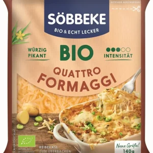 Blandning av fyra riven ostar EKO 140 g - SOBBEKE