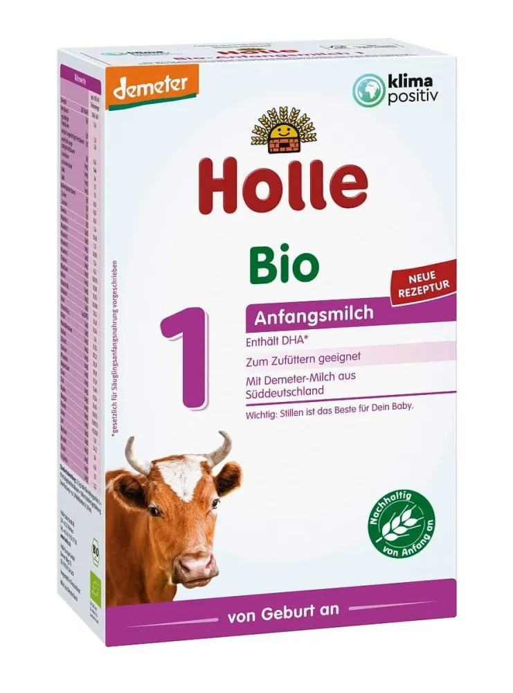 BRÖSTMJÖLK FÖR SPÄDBARN från födseln DEMETER EKO 400 g - HOLLE