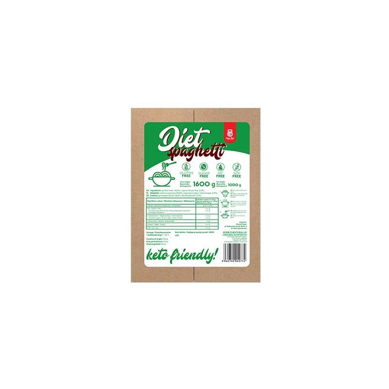 Cheat Meal Konjac Diet Spaghetti Nudlar 1.6 kg/ 1 kg