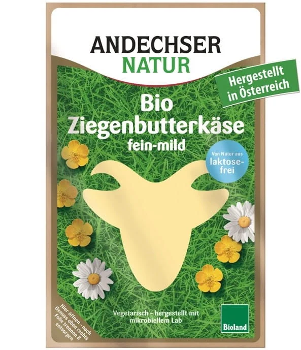 Ekologisk getost i skivor 100 g ANDECHSER