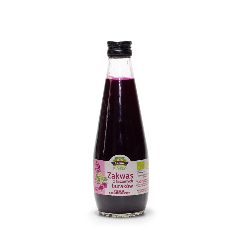 Ekologisk glutenfri inlagd rödbetsferment 300 ml - FARMA ŚWIĘTOKRZYSKA