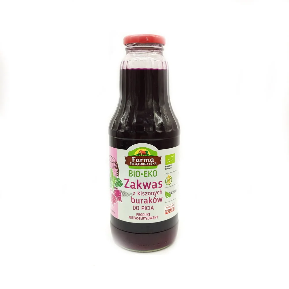 Ekologisk glutenfri inlagd rödbetsferment 700 ml - FARMA ŚWIĘTOKRZYSKA