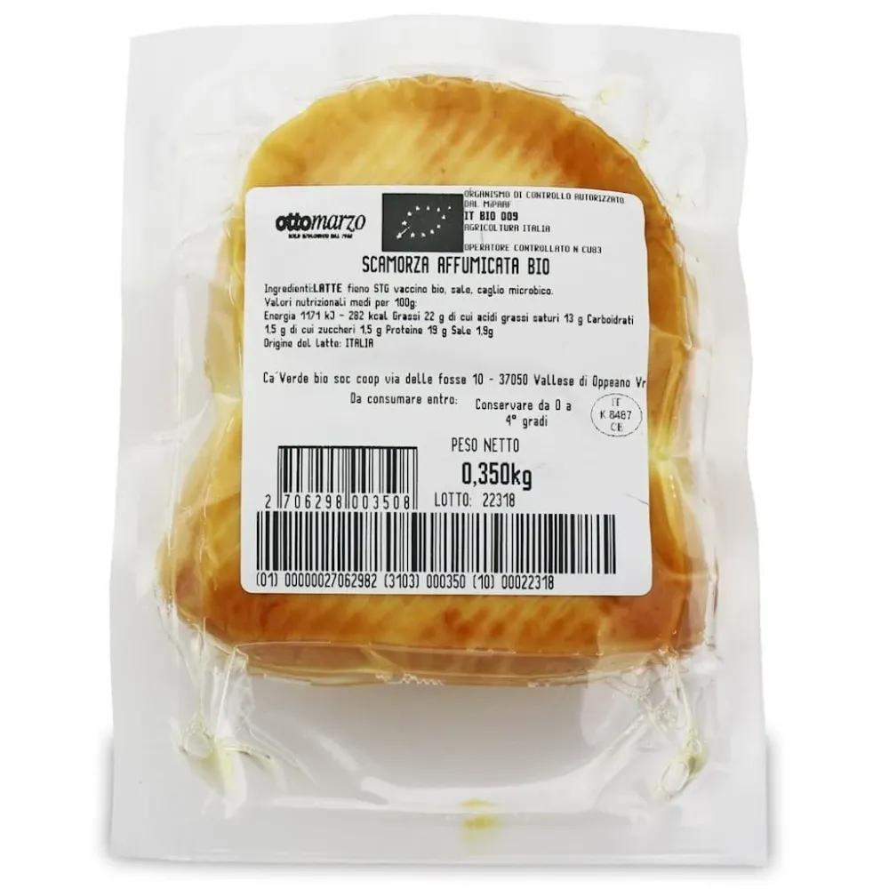 Fromage scamorza rökt BIO 03,8 kg - CA'VERDE