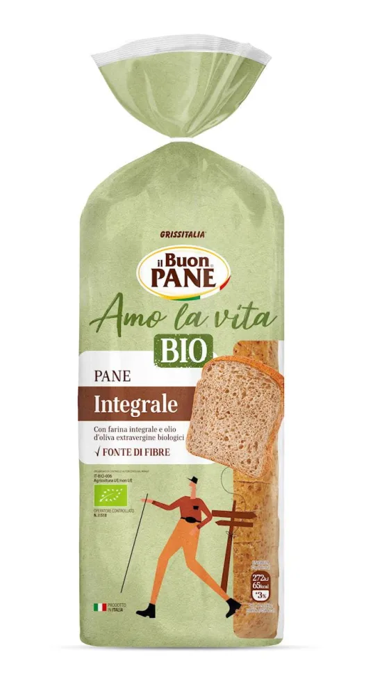 fullkornsbröd grillat EKO 400 g - IL BUON PANE