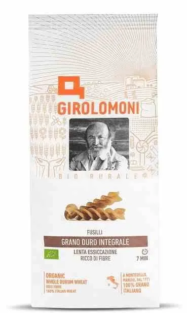 Fullkornshårdvete fusilli pasta BIO 500 g