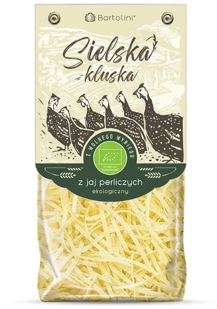 Äggnudlar från pärlhöna Idyllic krajanka EKO 250g BARTOLINI