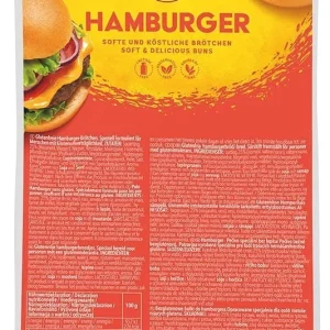 Hamburger - hamburgerbröd utan glas. 300 g SCHÄR