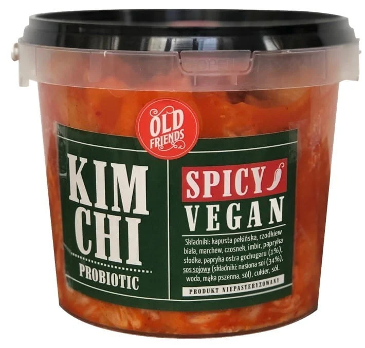 Kimchi vegansk kryddstark 900g OLD FRIENDS