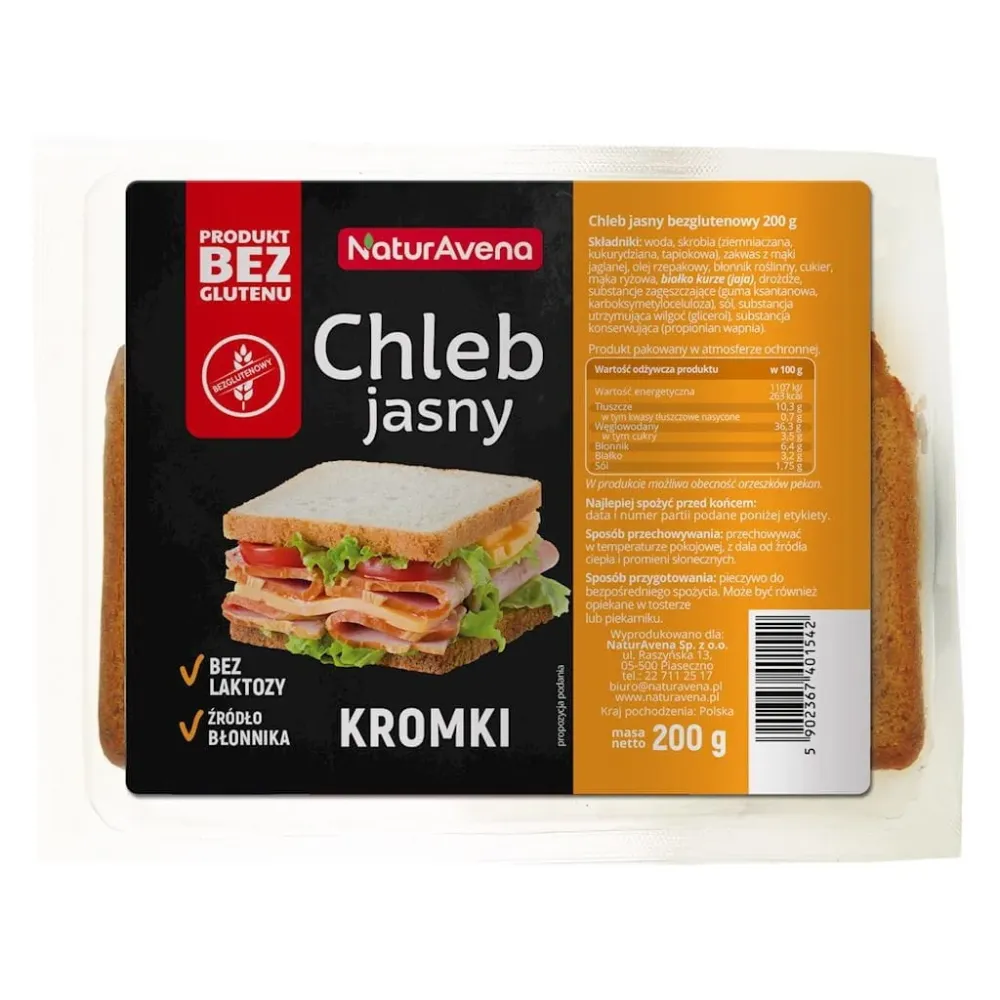 Smärta NATURLIGT GLUTENFRI 200 g - NATURAVENA