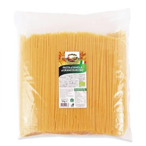 SPAGHETTI MAKARONI (SEMOLINA) EKOLOGISK 5 kg - HORECA