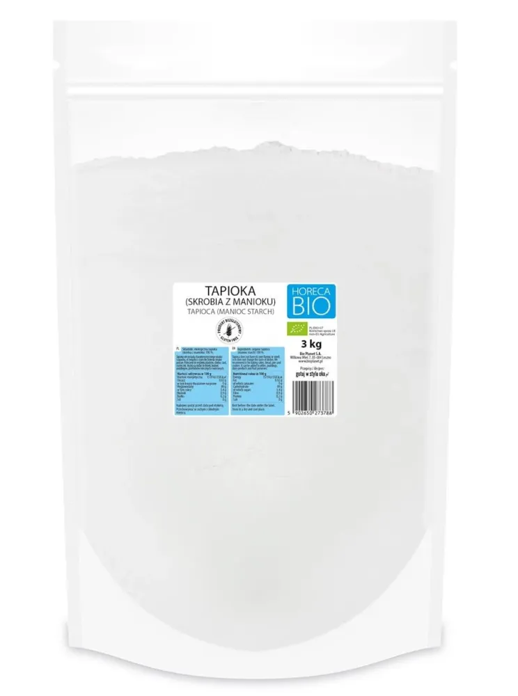 Tapioka (kassavastärkelse) glutenfri EKO 3 kg - HORECA
