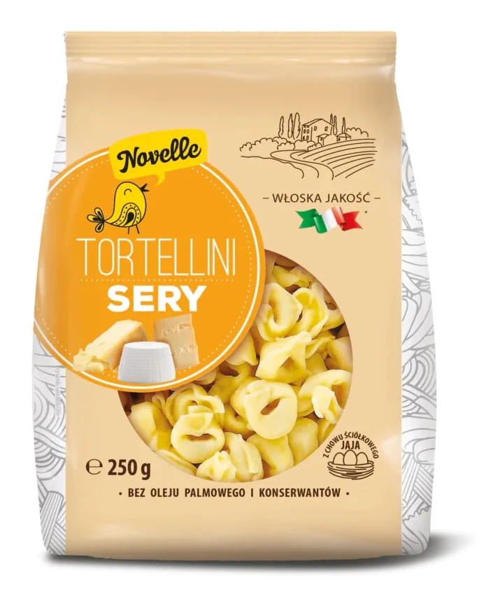 TORTELLINI MED OST 250 g - NOVELLE