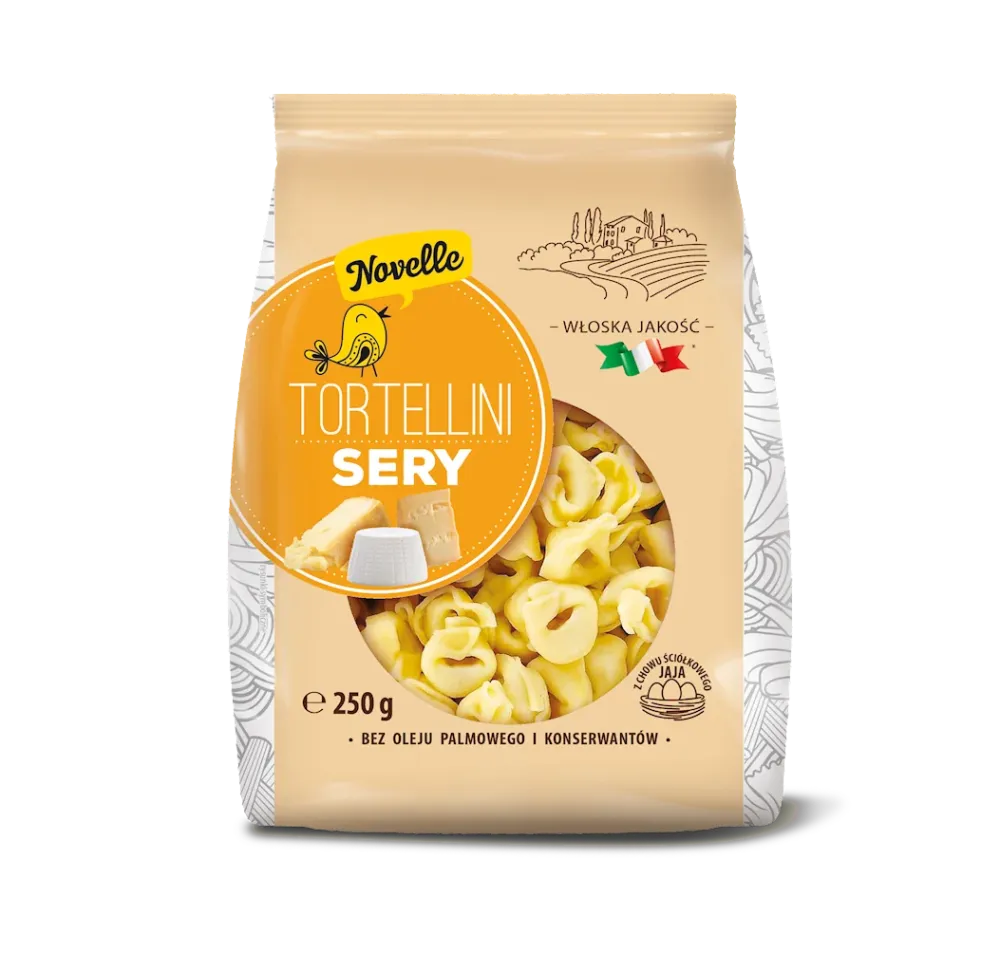 TORTELLINI MED OST 250 g - NOVELLE