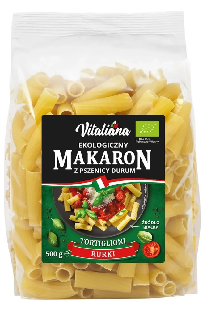 TORTIGLIONI MAKARONER (DURUMVETE) EKOLOGISKA 500 g - VITALIANA