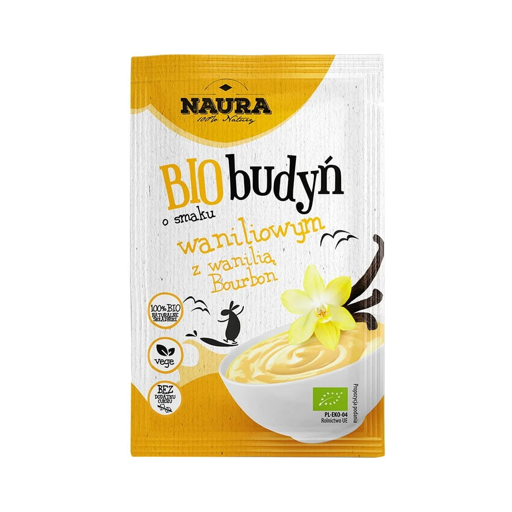 Vaniljpudding BIO 38 g - NAURA