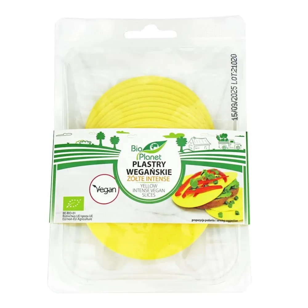 VEGANSKA GULA PLÅSTER INTENSE BIO 160 g - BIO PLANET