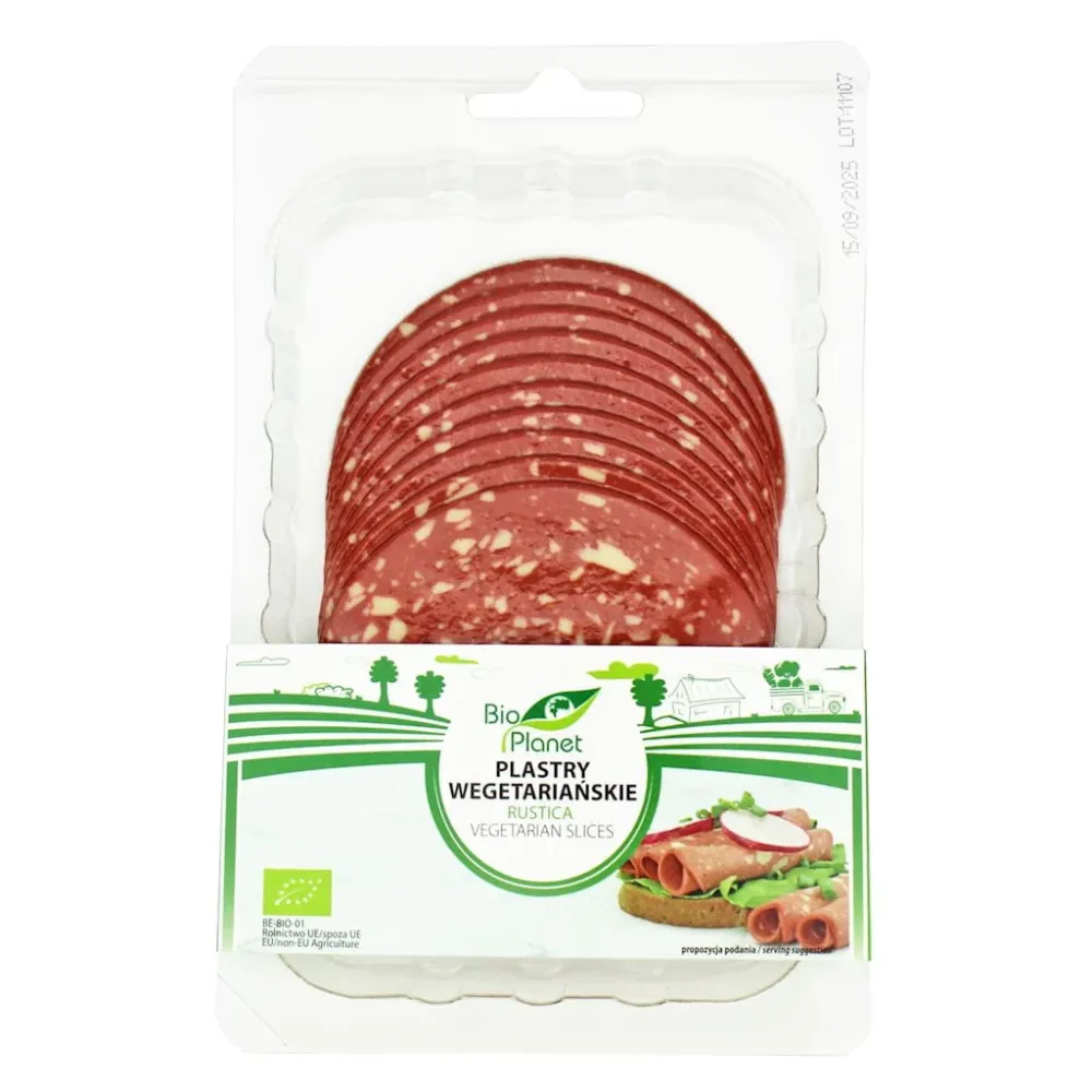VEGETARISKA PLÅSTER RUSTICA BIO 100 g - BIO PLANET