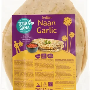 Vitlöks-NAAN-bröd BIO 240 g - TERRASANA