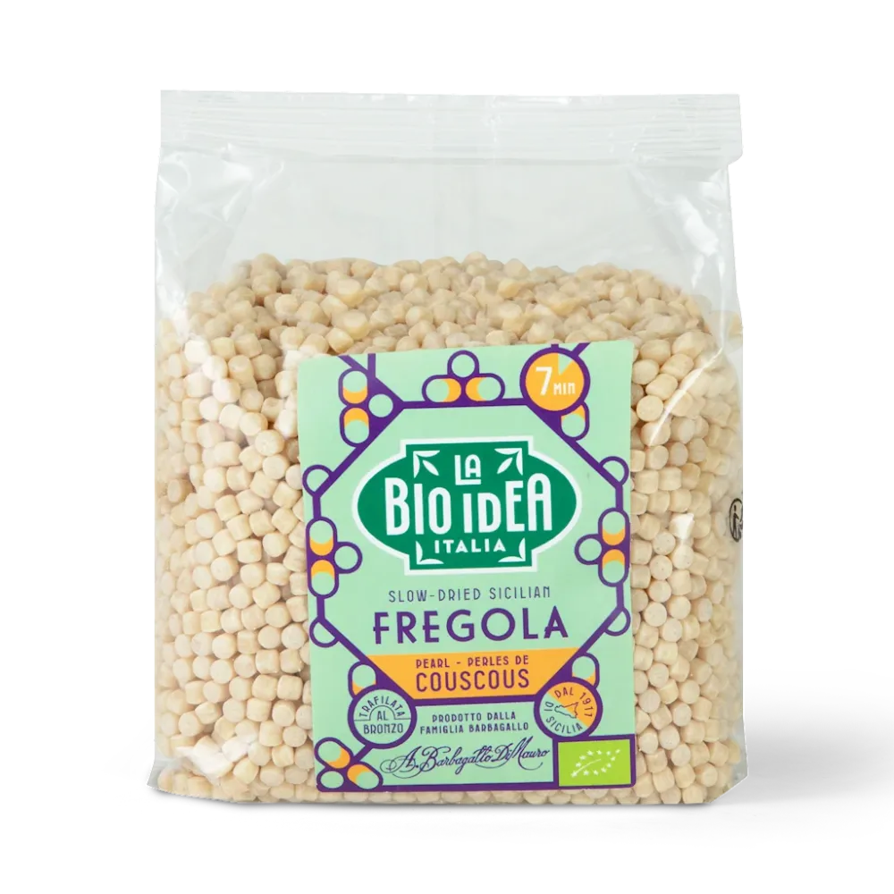 FREGOLA BIO pärlkornig semolina 400 g - LA BIO IDEA