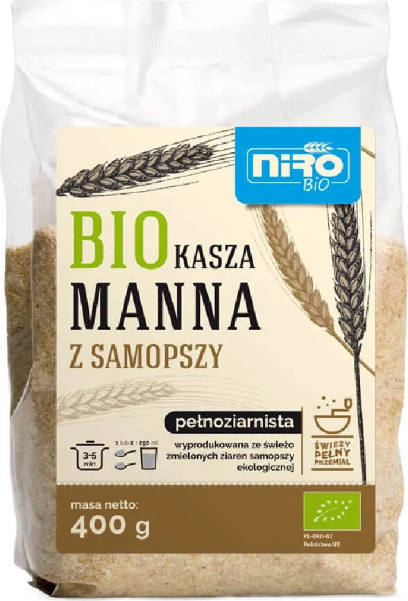 MANNAGRYN AV SAMKORN EKO 400 g - NIRO
