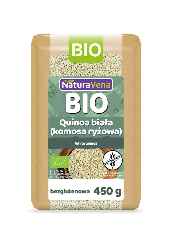 QUINOA BLANC (RISQUINOA) GLUTENFRI EKOLOGISK 450 g - NATURAVENA
