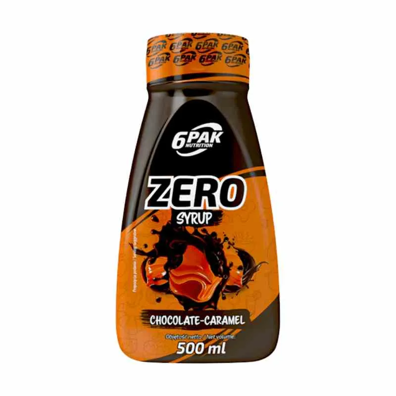 6PAK Sirop Zero 500 ml choklad och karamellsmak