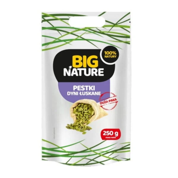 Big Nature Skalade pumpafrön 250 g