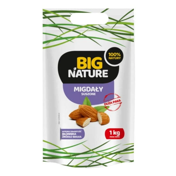 Big Nature Torkade mandlar 1 kg