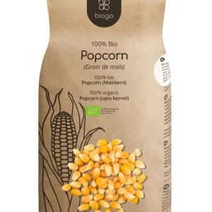 Bio-popcorn (Ekologiska Majskorn) 1 kg BIOGO