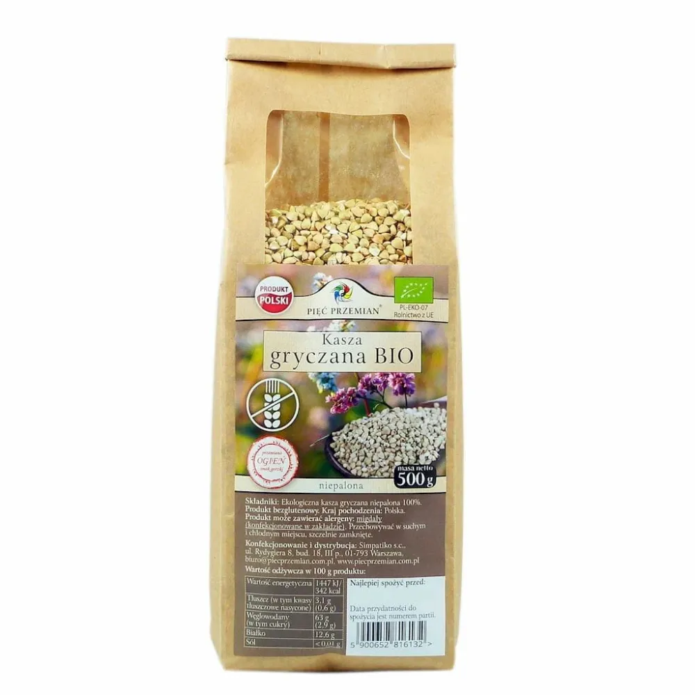 Bokhirsgryn från Nepal ekologiskt 500g glutenfritt FIVE CHANGEMENTS