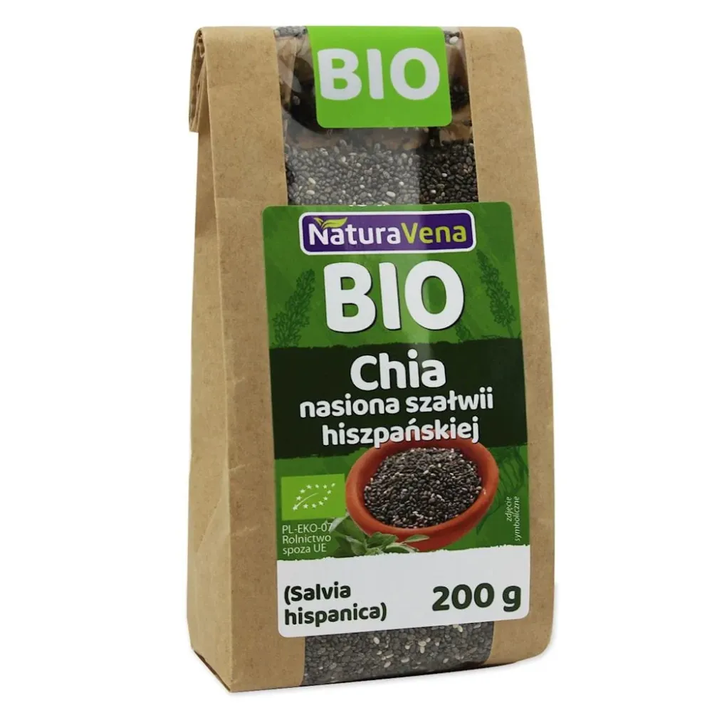 CHIA - SPANJORD SHADLA-FRÖN EKOLOGISKA 200 g - NATURAVENA
