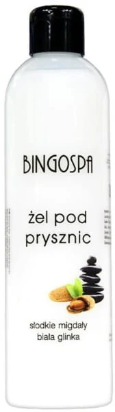 Duschlager med vit lera och mandel 300 BingoSpa