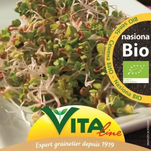 Ekologiska daikonradisfrön för groddar 20 g VITA LINE
