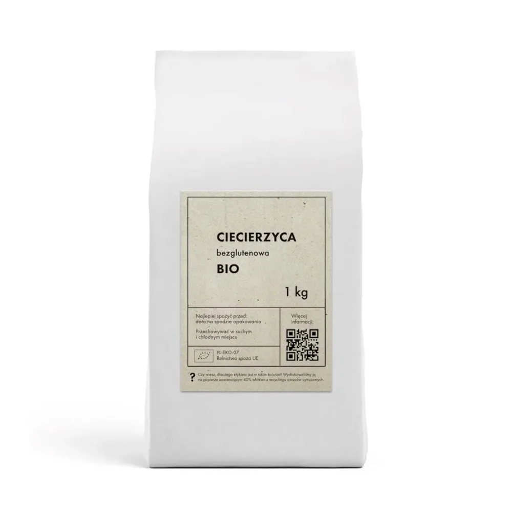 Ekologiska glutenfria kikärtor 1 kg - PLANET