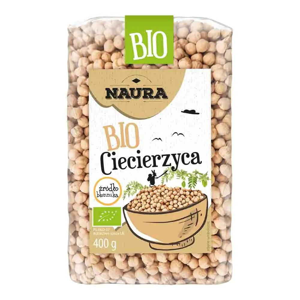 Ekologiska kikärtor 400 g NAURA