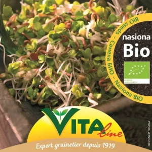 Ekologiska kinesiska rosa rädisfrön för groddar 20 g VITA LINE