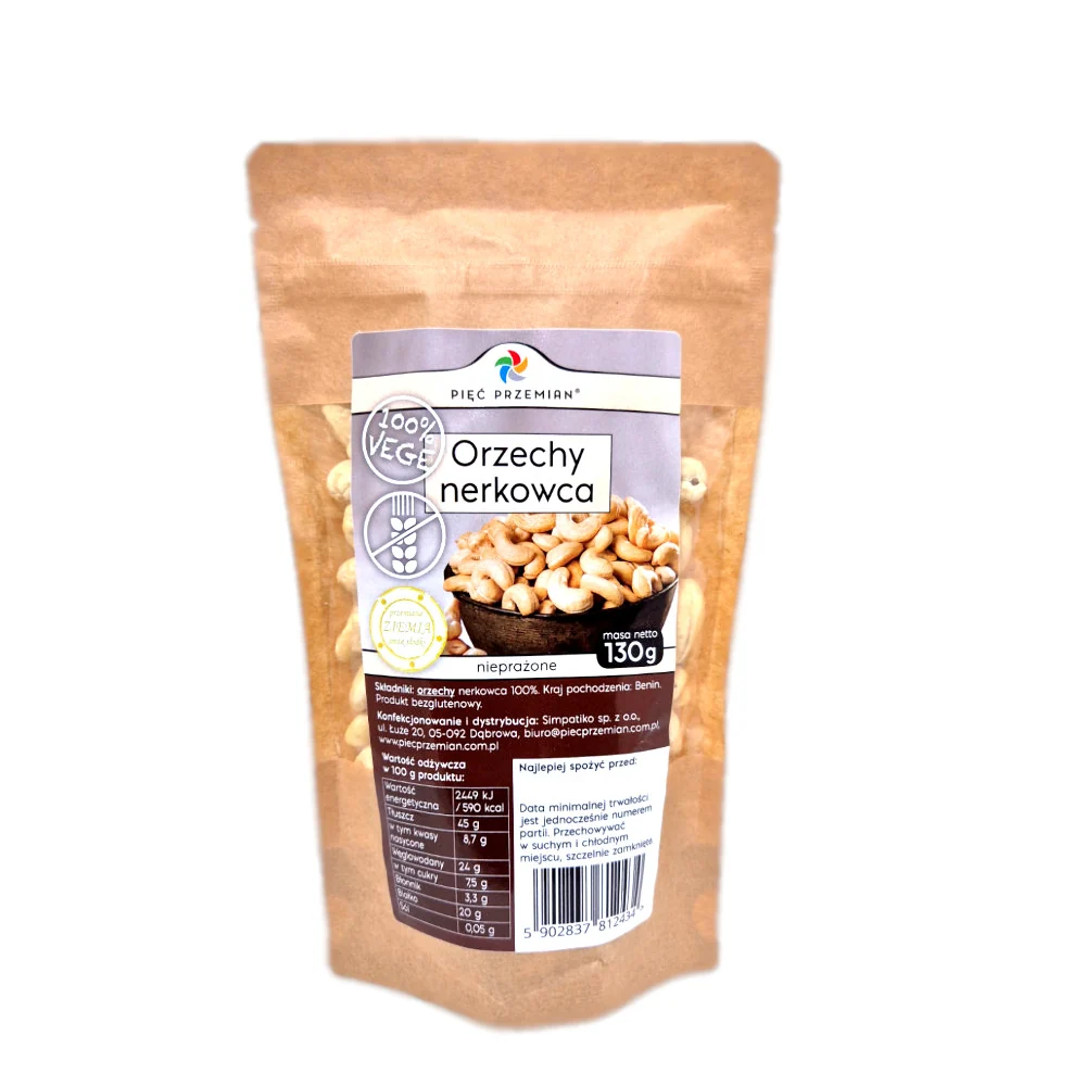 FIVE CHANGES Cashewnötter 130g