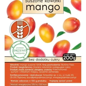 FIVE CHANGES Torkade mangobitar 200g
