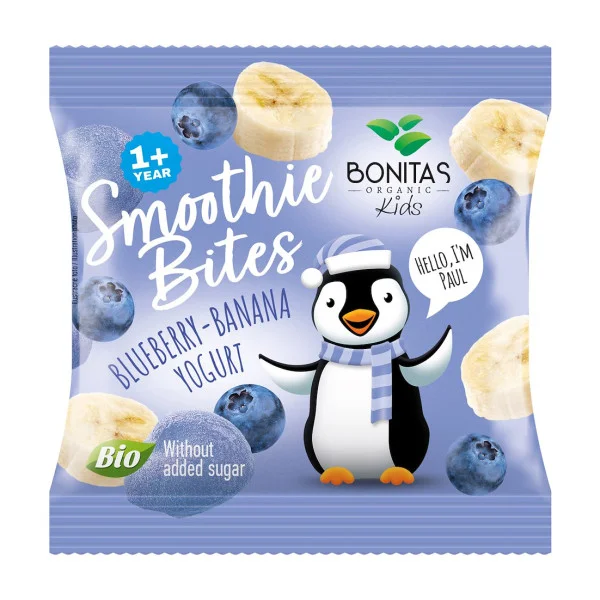 Frystorkad blåbär-banan-yoghurt BIO 10 g